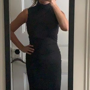 Guess little black dress sleeveless turtleneck